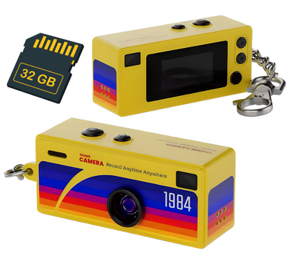 Cámara Retro KeyCam con Tarjeta de Memoria