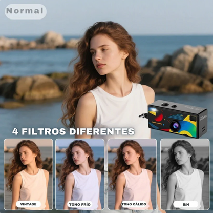 Cámara Retro KeyCam con Tarjeta de Memoria