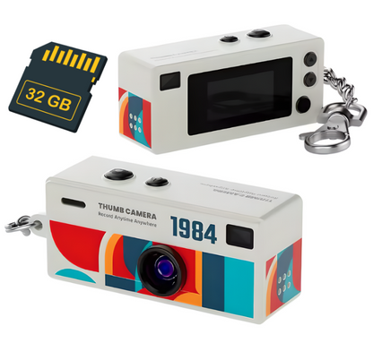 Cámara Retro KeyCam con Tarjeta de Memoria